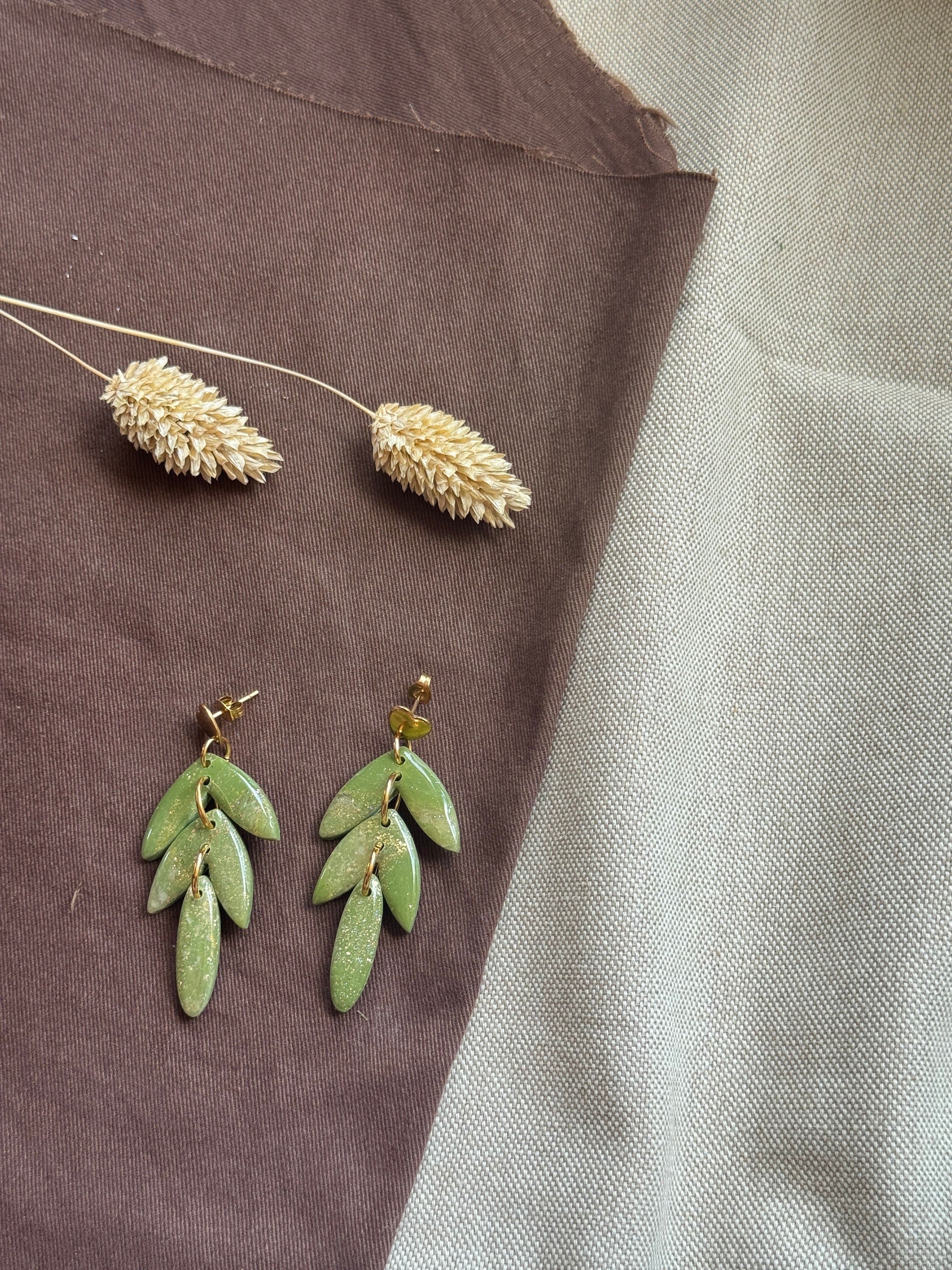 Rock groen met goud