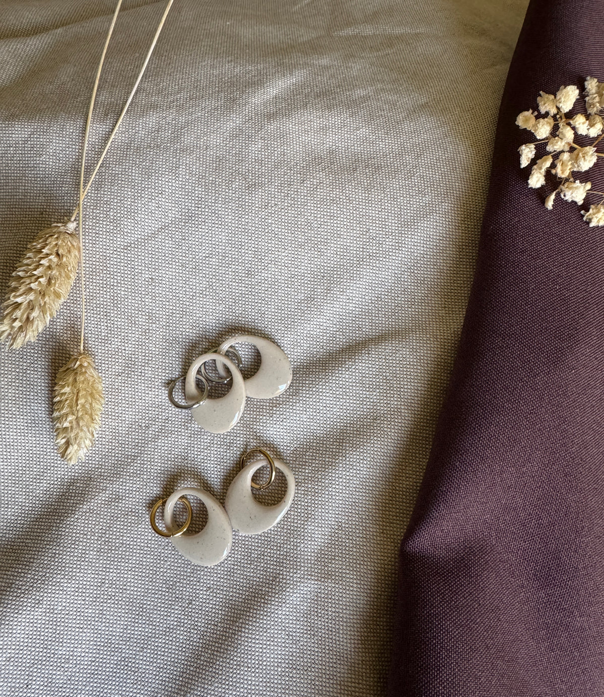 Lyanne beige met goud of zilver