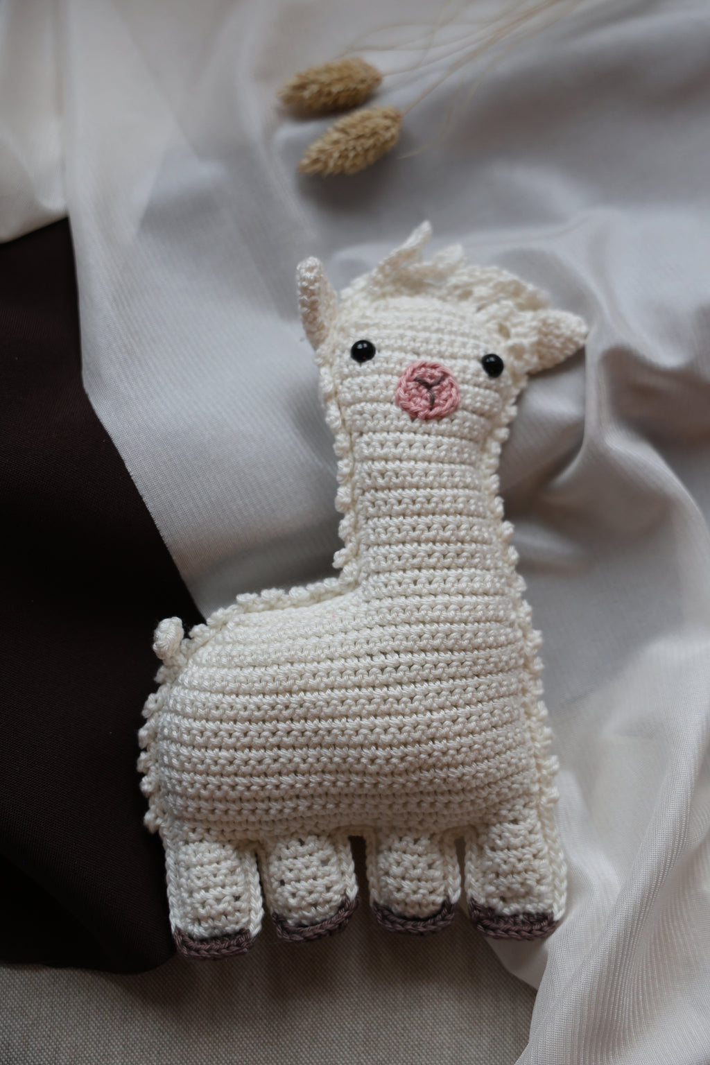 Lama Paca met pieper